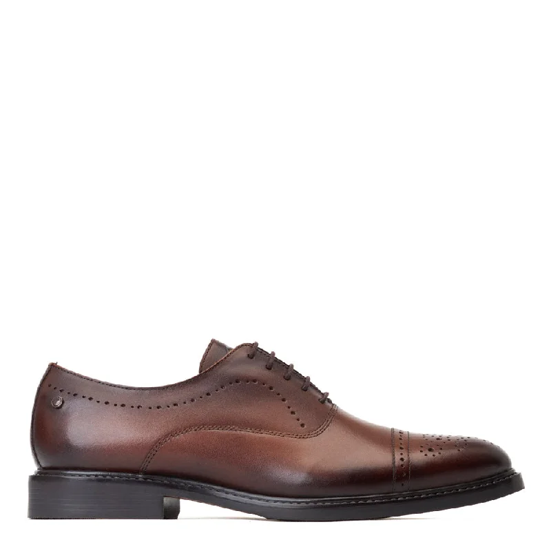 Stylish High Heels Corbin Waxy Oxford Shoes