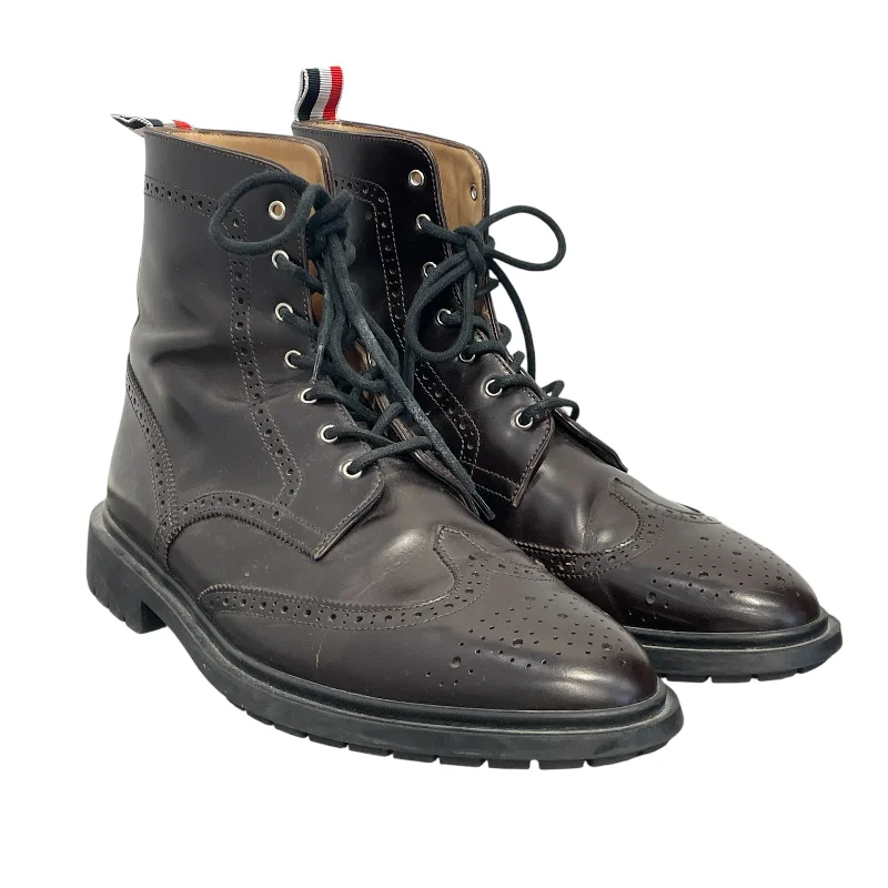 Casual Sandals For Sale THOM BROWNE. NEW YORK/Dress Shoes/US 9/BRD/Wingtip Boot