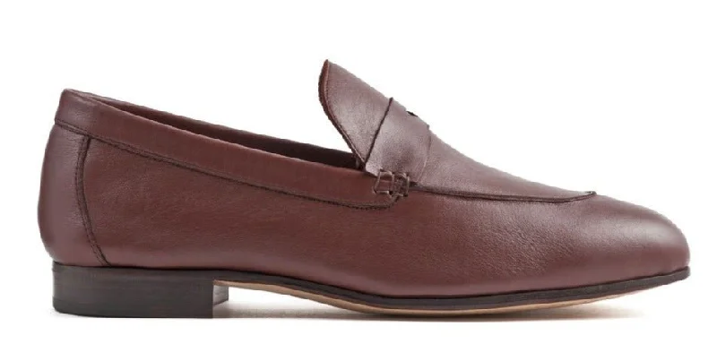 Lightweight Snow Boots LOAFER UNLINED WITH PENNY STRAP CALF LEATHER