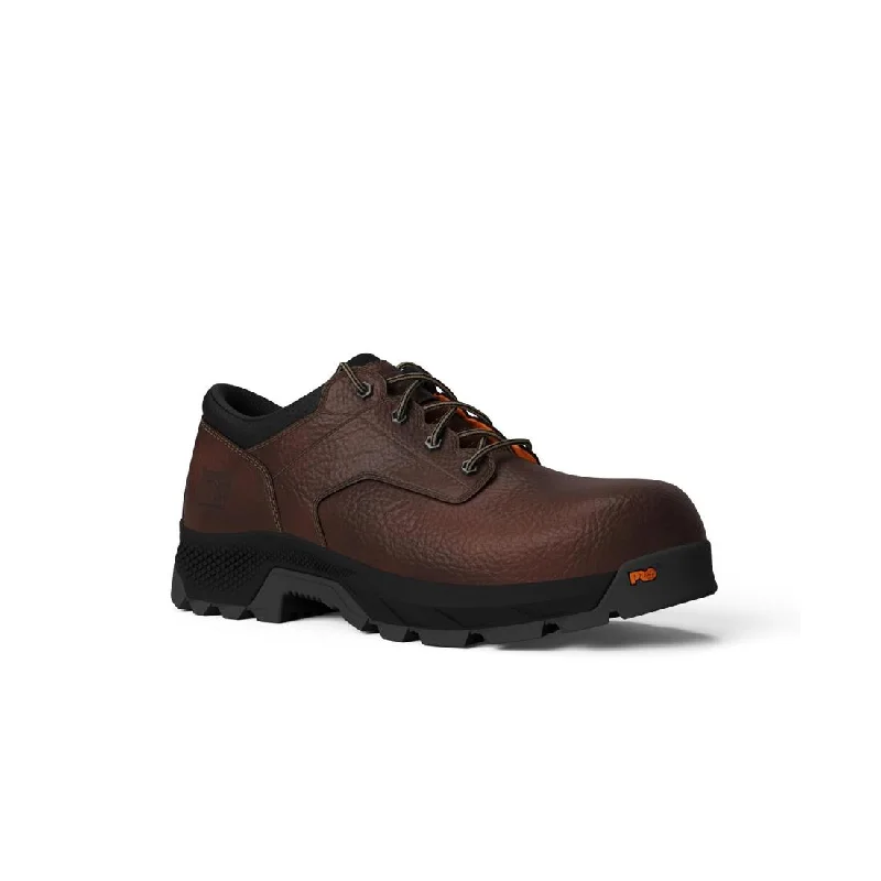 Fashionable Hiking Shoes Titan Ev Composite-Toe Oxford Work Shoe Brown