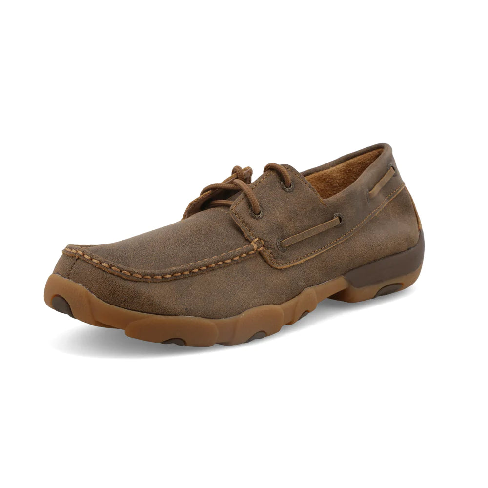 Stylish Casual Footwear Twisted X Men's Boat Shoe Driving Moc- Bomber