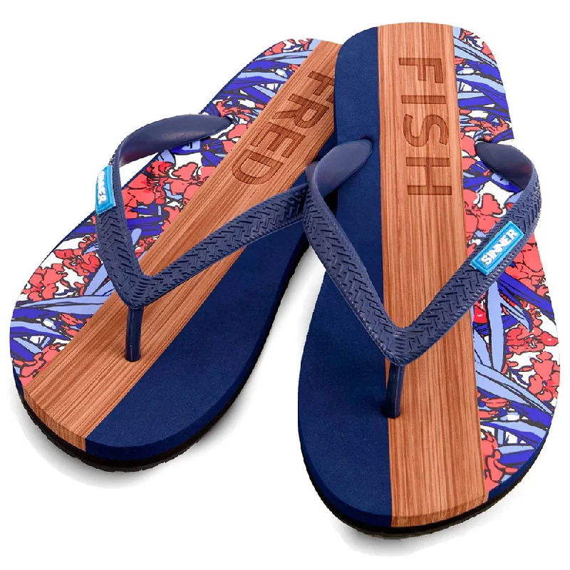 Formal Wedding Shoes Sinner Capitola Men's Flip Flops - Oleander Blue