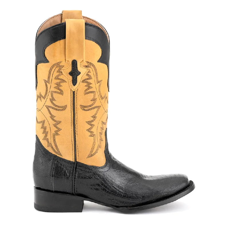 Affordable Hiking Shoes Nash Ostrich Embroidered Square Toe Cowboy Boots