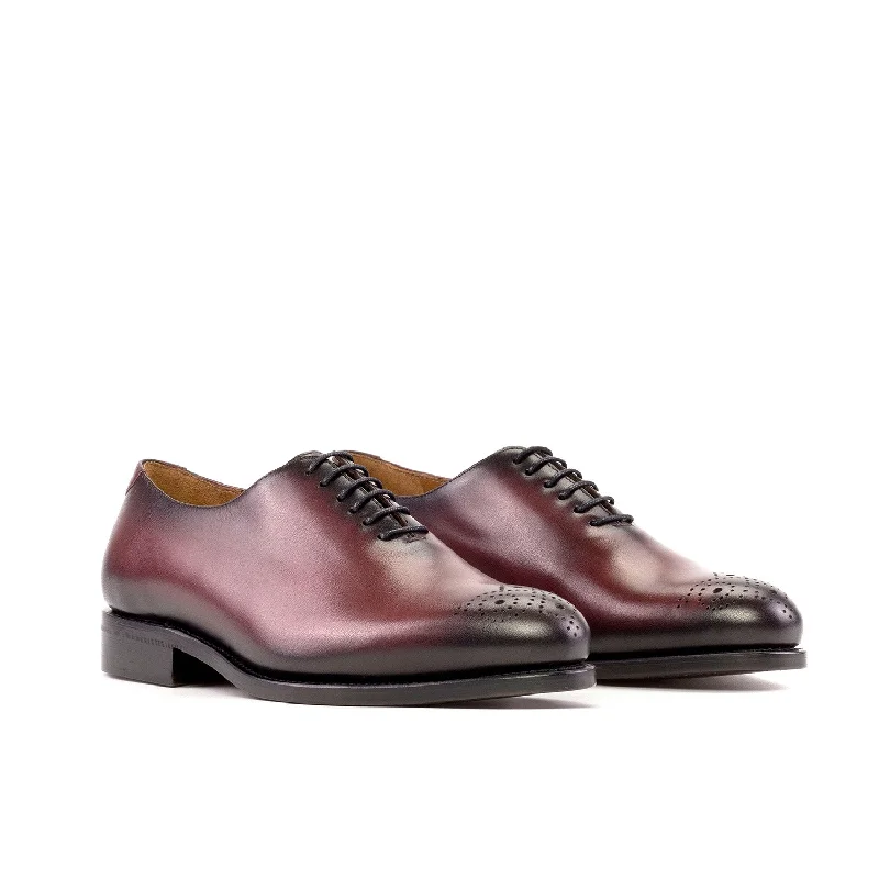 Outdoor Work Boots Ambrogio Bespoke Men's Shoes Burgundy Calf-SKin Leather Wholecut Oxfords (AMB2531) Outdoor Work Boots Ambrogio Bespoke Men's Shoes Burgundy Calf-SKin Leather Wholecut Oxfords (AMB2531)