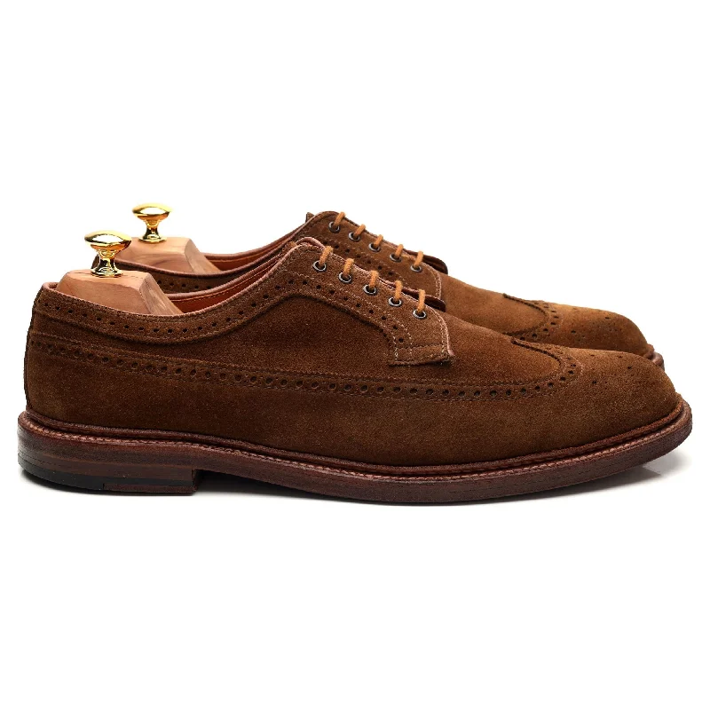 Comfortable Hiking Sandals '97785' Snuff Brown Suede Derby Brogue UK 11.5 US 12 D