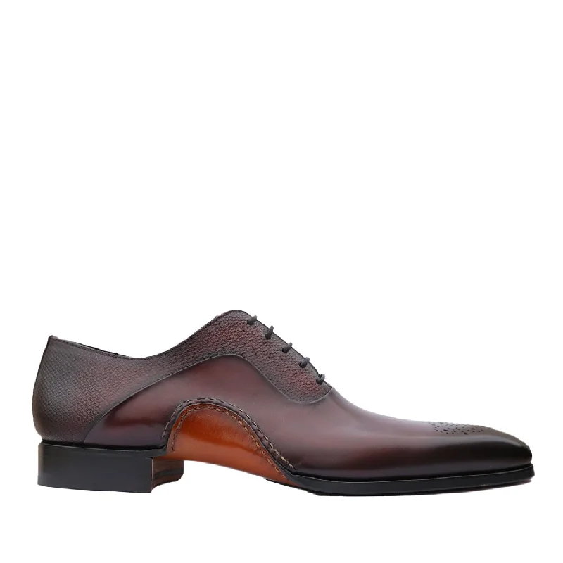 Vintage Sneakers Collection Magnanni 20120 Sanchez II Men's Shoes Burgundy Grabado Print / Calf-Skin Leather Oxfords (MAGS1134) Vintage Sneakers Collection Magnanni 20120 Sanchez II Men's Shoes Burgundy Grabado Print / Calf-Skin Leather Oxfords (MAGS1134)