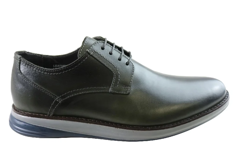 Eco-Friendly Sneakers Savelli Jase Mens Leather Dress Casual Shoes Made In Brazil