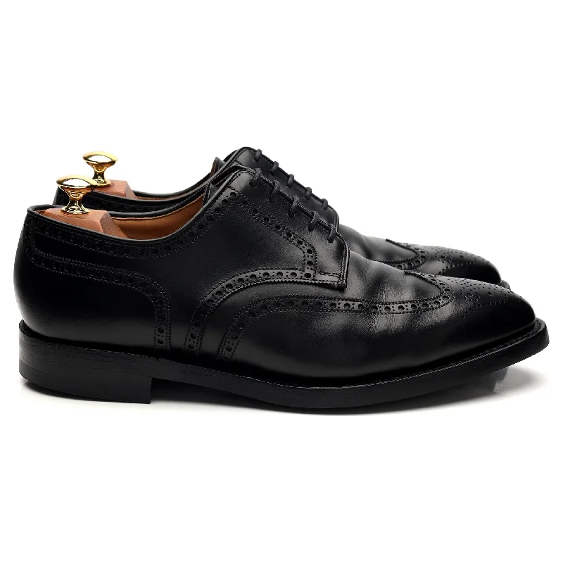 Classic Hiking Footwear 'Swansea' Black Leather Derby Brogue UK 9.5 G