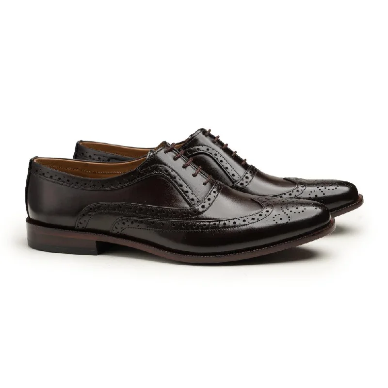 Comfortable Sandals For Summer Brogues - 0008 Brown