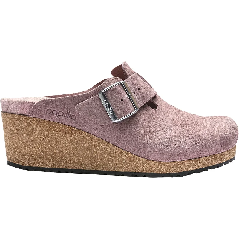 Best Running Sneakers Women's Birkenstock Papillio Fanny Lavender Blush Suede