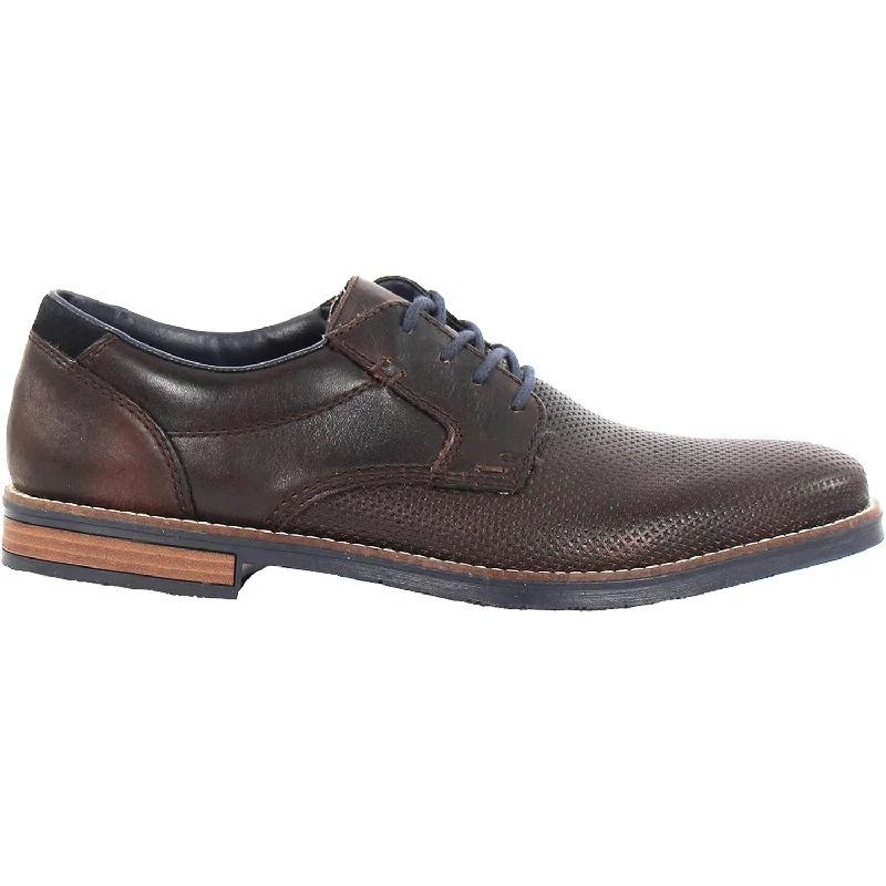 Cozy Winter Shoes Men's Rieker 13511-25 Dimitri 11 Kakao/Pazifik Leather