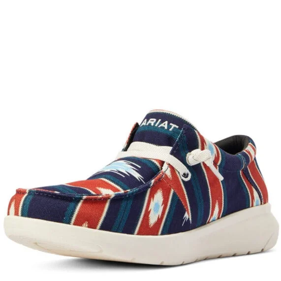 Best Sneakers For Running Ariat Men's Hilo Flex Chimayo in Cristo Navy