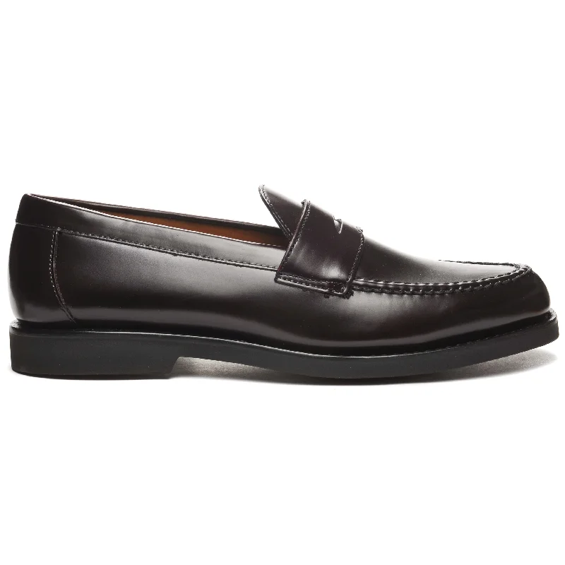 Stylish Work Sneakers Ryan Brushed Polaris - Brown Burgundy