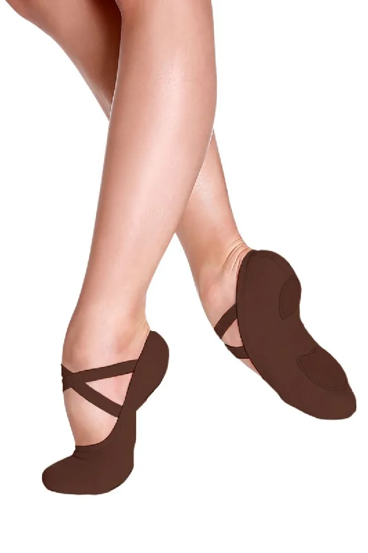 Running Shoes For Men So Danca Mocha Stretch Canvas Ballet Slipper