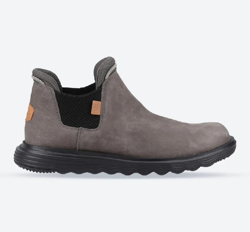 Affordable Running Shoes Men's Heydude 40187 Branson Classic Slip On Boots - Grey