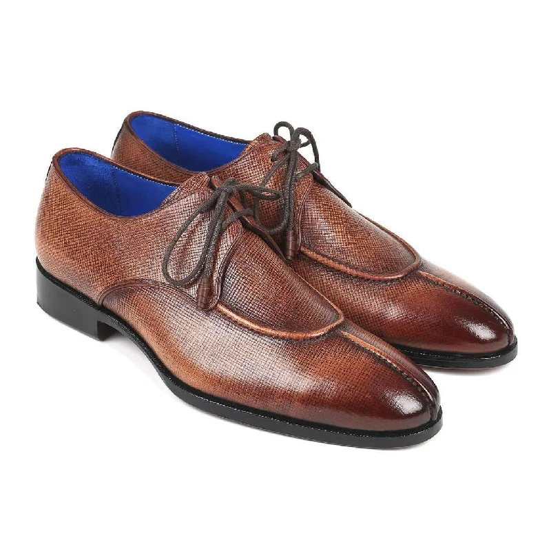High Quality Sneakers Paul Parkman Men's Brown Pattern Print Leather Split-Toe Derby Oxfords 8871BRW (PM6133) High Quality Sneakers Paul Parkman Men's Brown Pattern Print Leather Split-Toe Derby Oxfords 8871BRW (PM6133)
