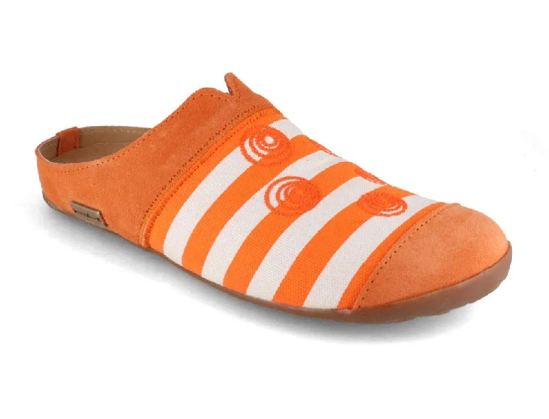 Waterproof Loafers HAFLINGER Summer Slippers | Everest Ring, orange