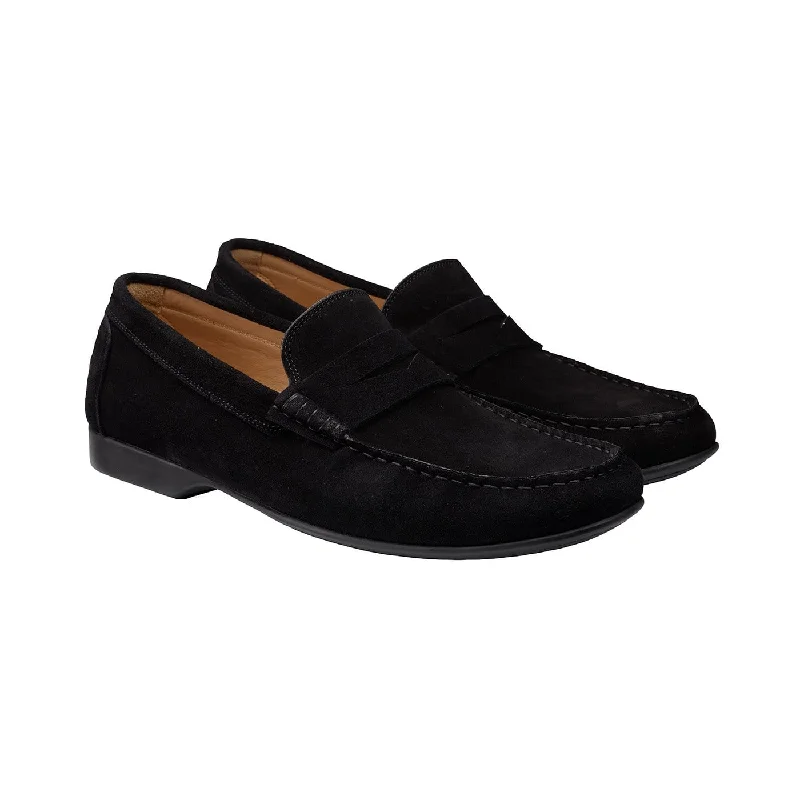 Designer Sneakers For Sale Genoa Black Calf Suede