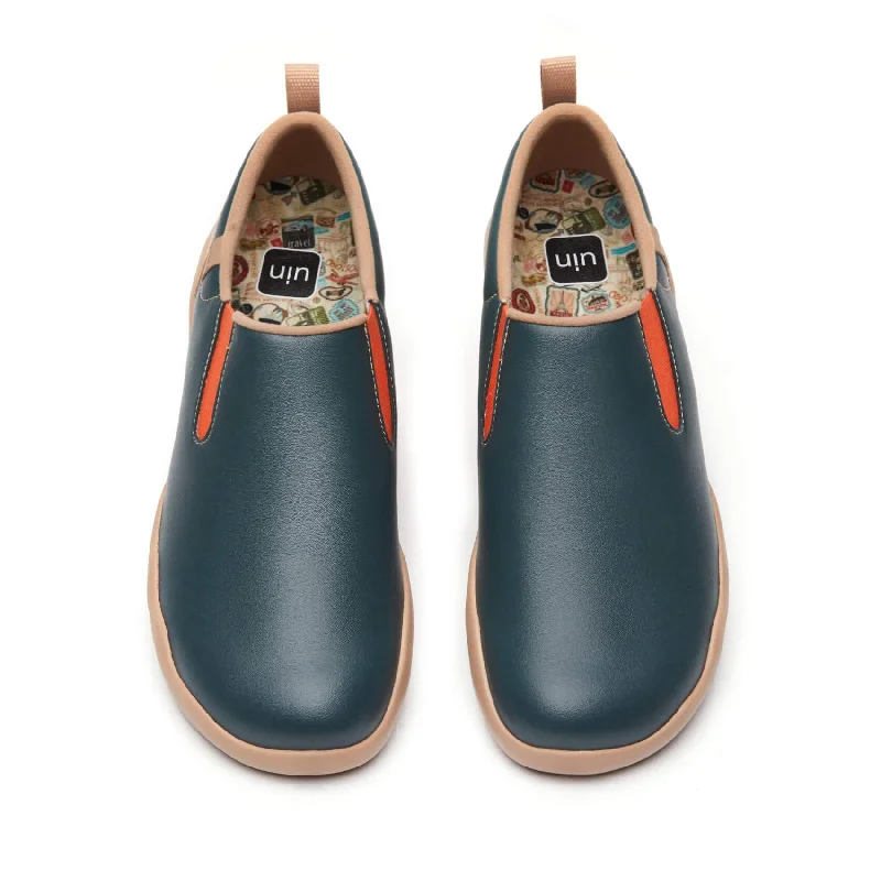 Fashionable Moccasins Teal Cuenca Men