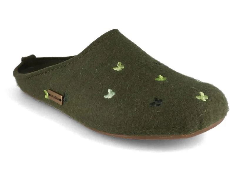 Sporty Hiking Shoes HAFLINGER Slipper | Everest Farfalline, Yew