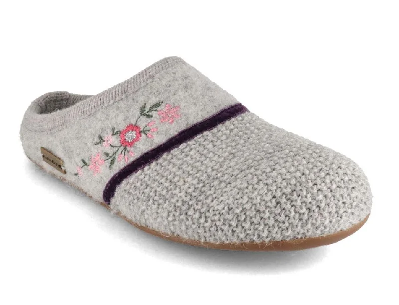 Outdoor Athletic Shoes HAFLINGER Slipper | Everest Servus, Stone Gray