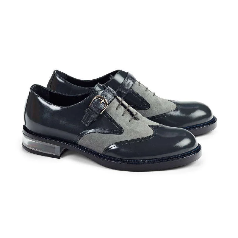 Comfortable Hiking Sandals Mauri Designer Shoes 4781 Men's Calf-skin Leather & Suede Grey Oxfords (MA4509) Comfortable Hiking Sandals Mauri Designer Shoes 4781 Men's Calf-skin Leather & Suede Grey Oxfords (MA4509)