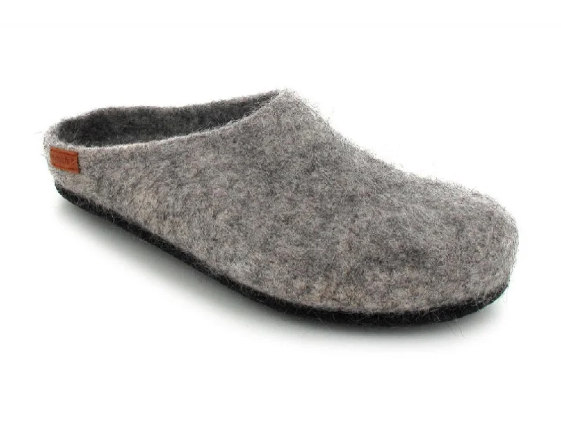 Comfortable Running Sneakers MAGICFELT Slipper | AT719 Gotland Sheep, Gray