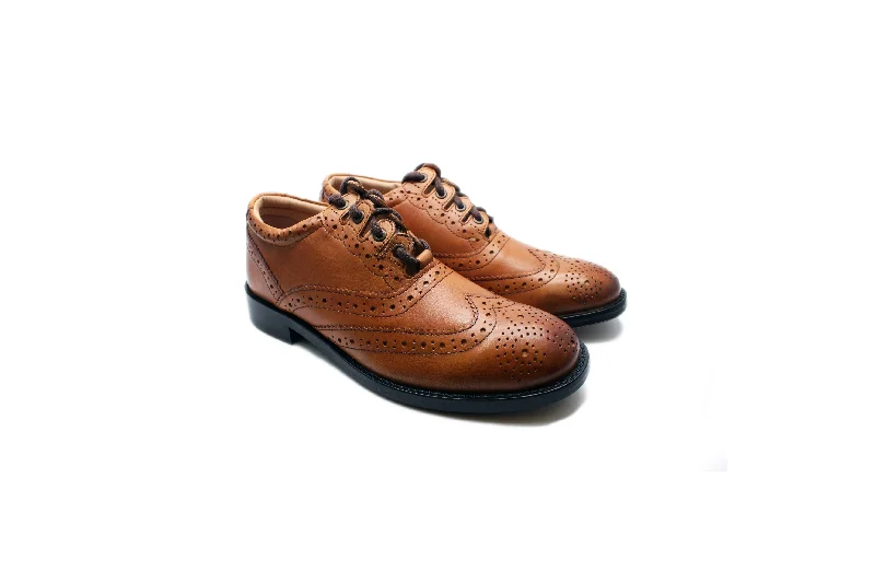 Outdoor Shoes Collection Luxury Ghillie Brogues - Tan - CLEARANCE