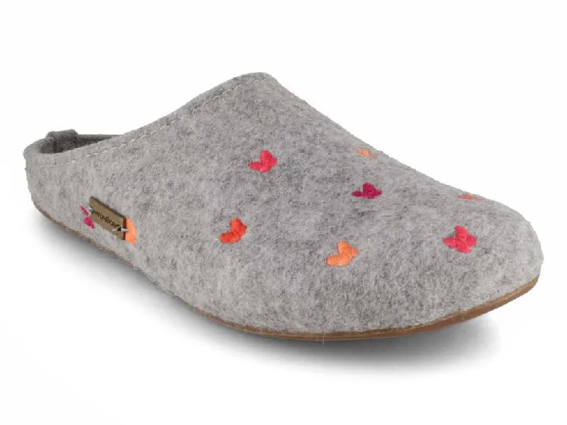 Outdoor Sneakers Collection HAFLINGER Slipper | Everest Farfalline, Stone Gray
