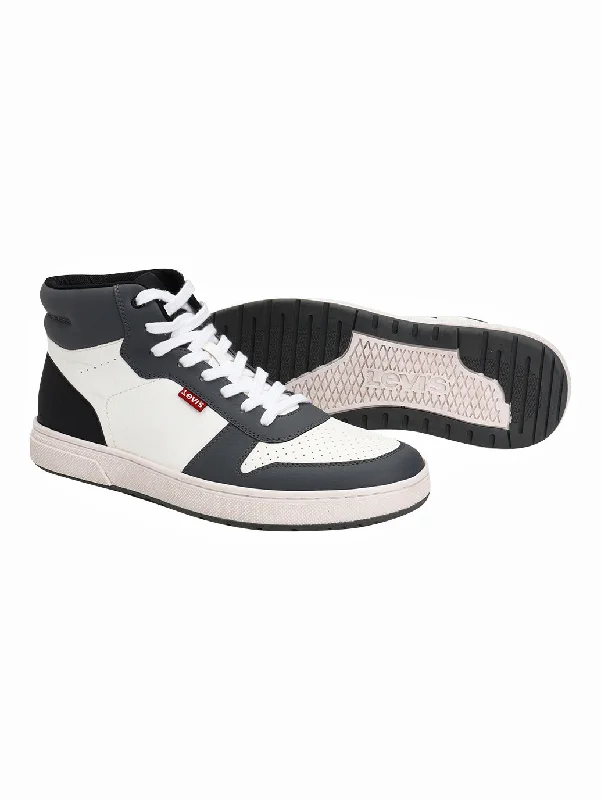 Affordable Running Shoes Men's Grey Colorblock Sneakers
