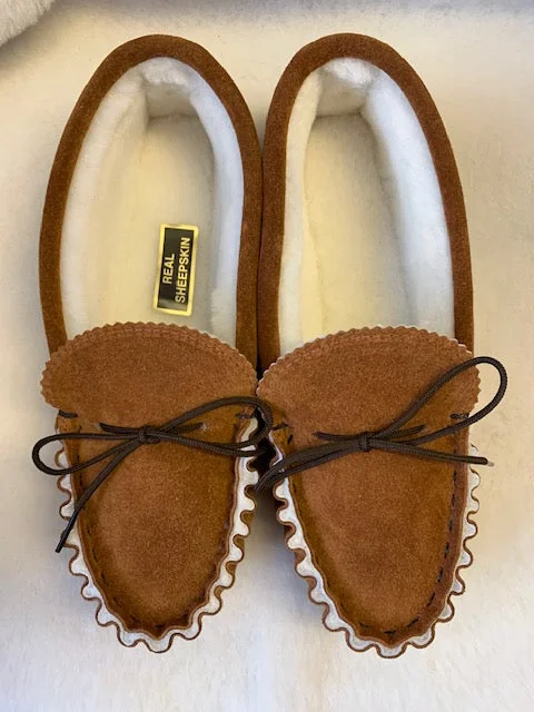 Trendy Casual Sandals Sheepskin Lined Moccasin with Hard Sole | Arthur