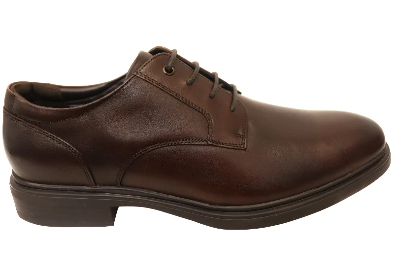 Light Running Shoes Hush Puppies Zander Mens Comfortable Leather Dress Shoes