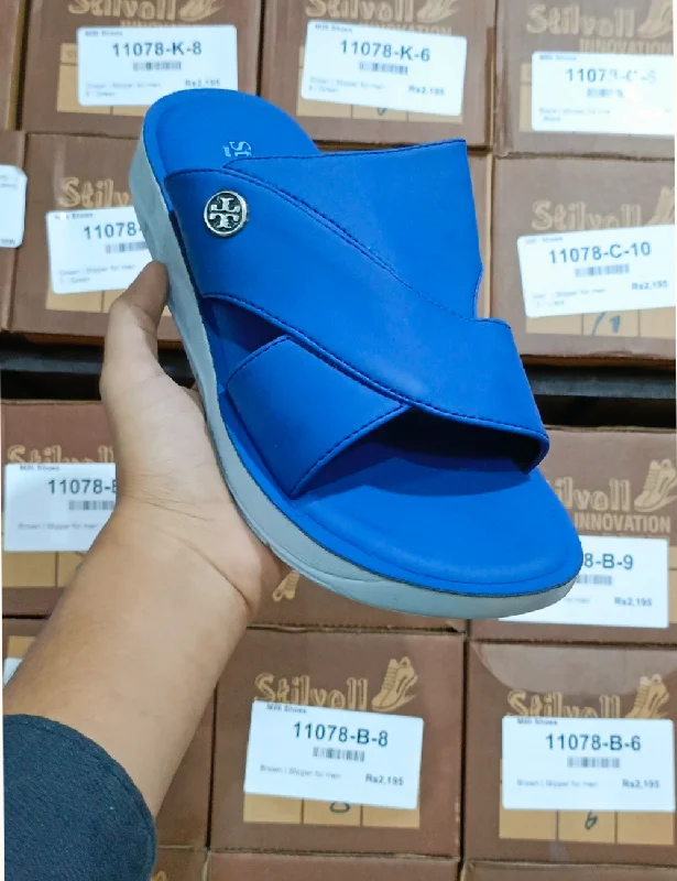 Trendy Platform Sneakers Blue | medicated soft imported slippers