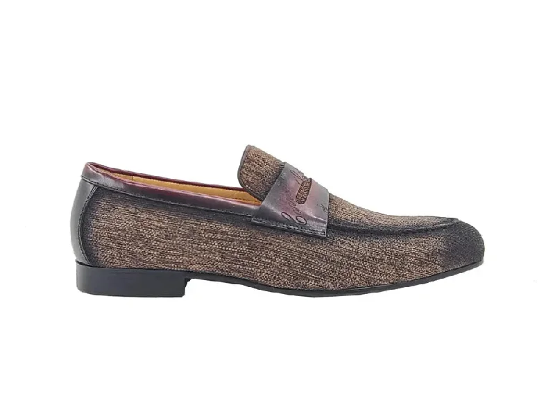 Waterproof Snow Boots Life Style Penny Loafer W Leather Trim