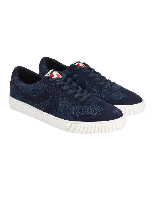 Vintage Sneakers Collection Men's Blue Solid Sneakers