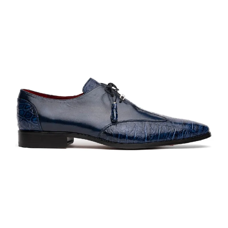 Fashionable Loafers For Sale Marco Di Milano Anzio Exotic Alligator / Calfskin Leather Oxfords (MDM1037) Fashionable Loafers For Sale Marco Di Milano Anzio Exotic Alligator / Calfskin Leather Oxfords (MDM1037)