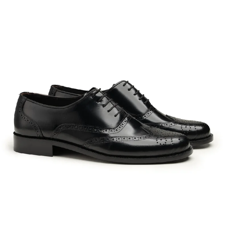 Fashionable Moccasins Brogues - 023KF BLK