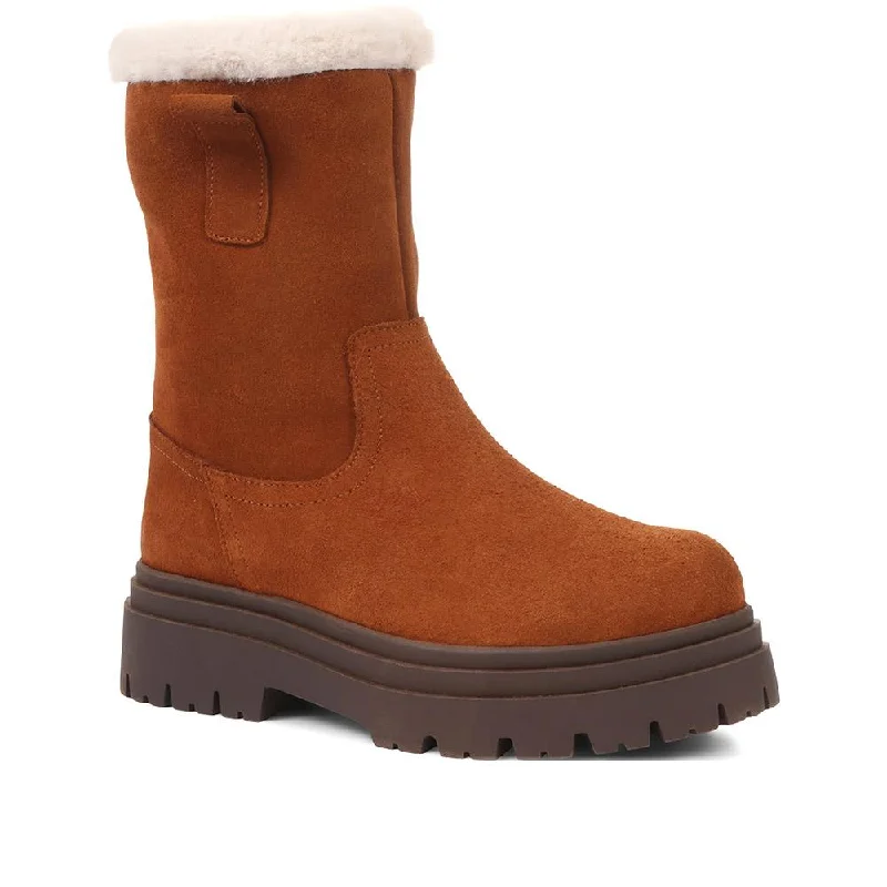 Vintage Boots Collection Isabetta Chunky Suede Boots - ISABETTA / 322 809
