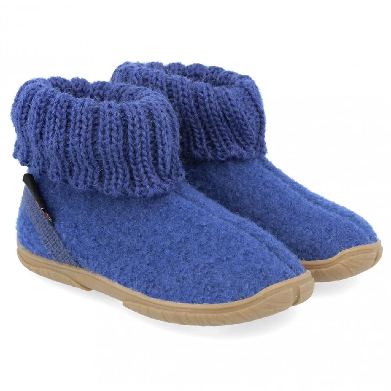 Fashionable Hiking Shoes HAFLINGER Boys Slipper Boots 'Toni', ink