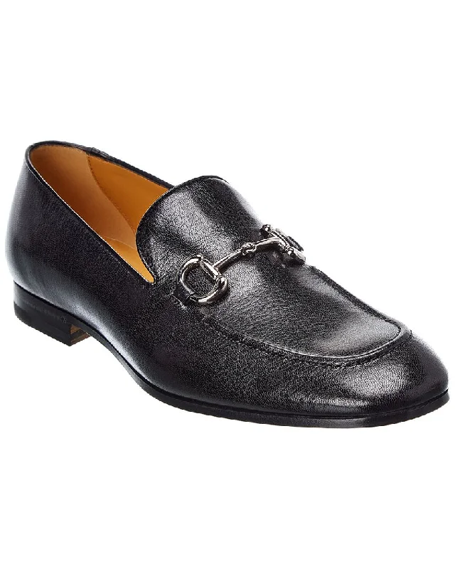 Slip-On Sneakers Collection Gucci Horsebit Leather Loafer