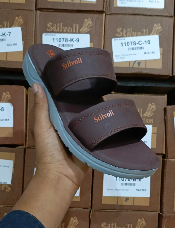 Chic High Heels Collection Brown | medicated soft imported slippers