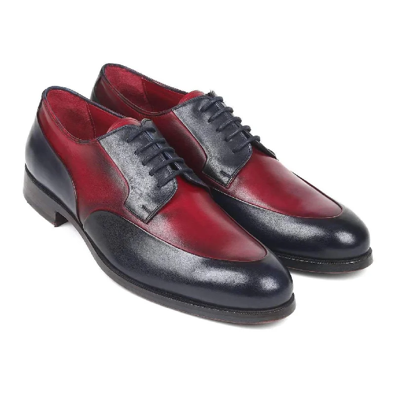 Running Shoes For Sale Paul Parkman Men's Navy and Burgundy Calf-Skin Leather Derby Oxfords 993-BDNV (PM6127) Running Shoes For Sale Paul Parkman Men's Navy and Burgundy Calf-Skin Leather Derby Oxfords 993-BDNV (PM6127)